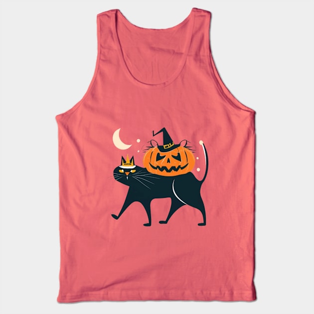 Pumpkin King Tank Top by BukovskyART